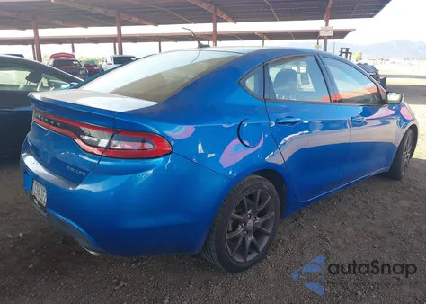 2015 Dodge Dart Sxt из США, поврежденный, VIN 1C3CDFBB7FD279245